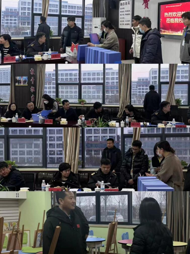 唐山市、区教育局一行领导到中恒高级中学进行“双随机”检查工作