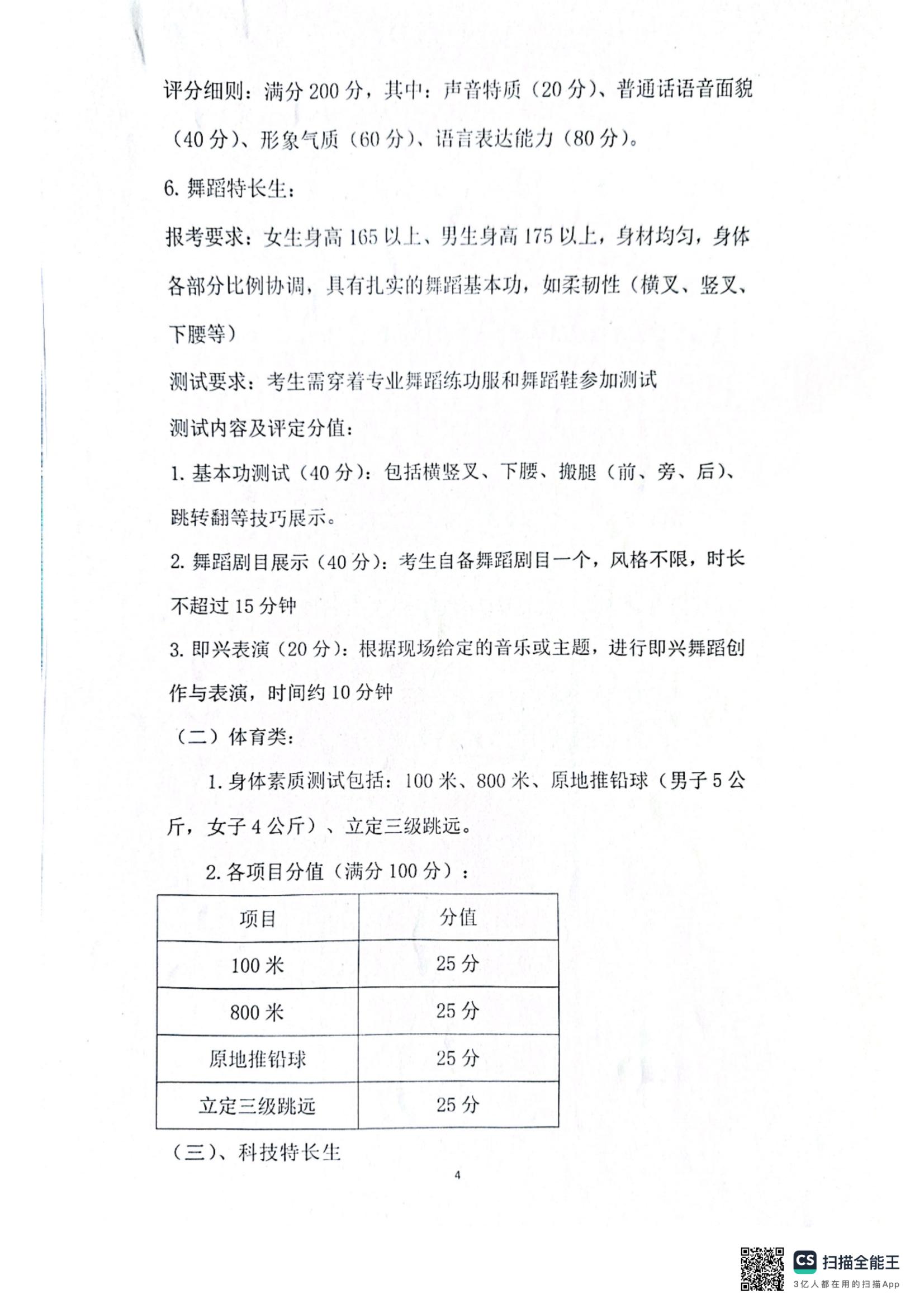 唐山市贺阳高级中学2025年艺术特长生招生工作方案