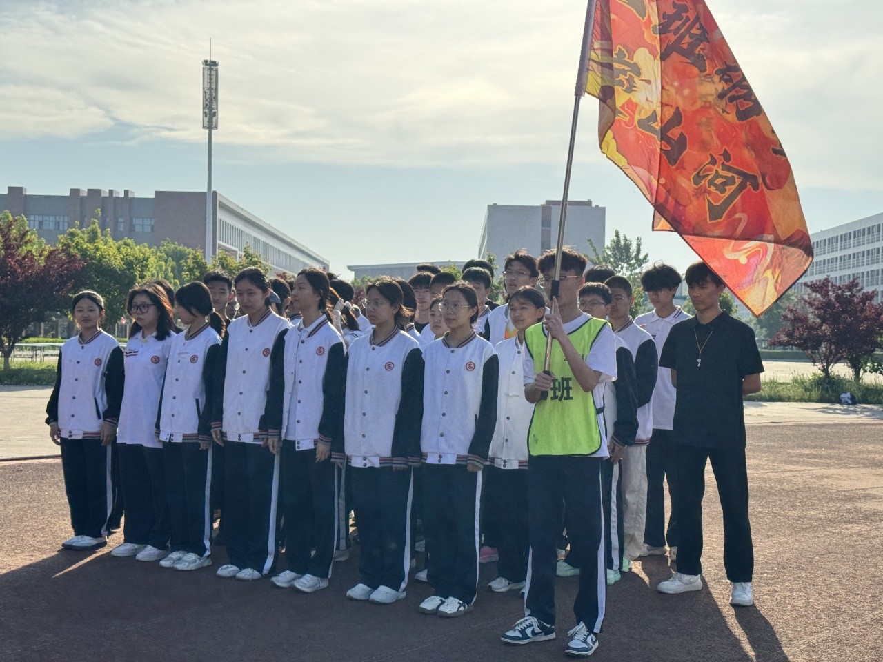 活力跑操展风采  青春奋进正当时